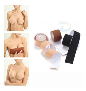 Cache-tétons adhésifs en coton/latex marron pour femmes, effet liftant et couvrant, pour l'intimité et le soutien de la poitrine - Product Image 5
