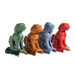Tuiles de toit dorées, ornements de toit chinois, bestioles de crête - Product Image 4