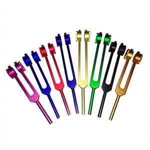 Juego de 8 Diapasones Ponderados con Frecuencias de 7 Chakras y 1 Diapasón de Propósito Espiritual, Instrumentos Médicos para Terapia Musical y Sanación por Sonido - Product Image 1