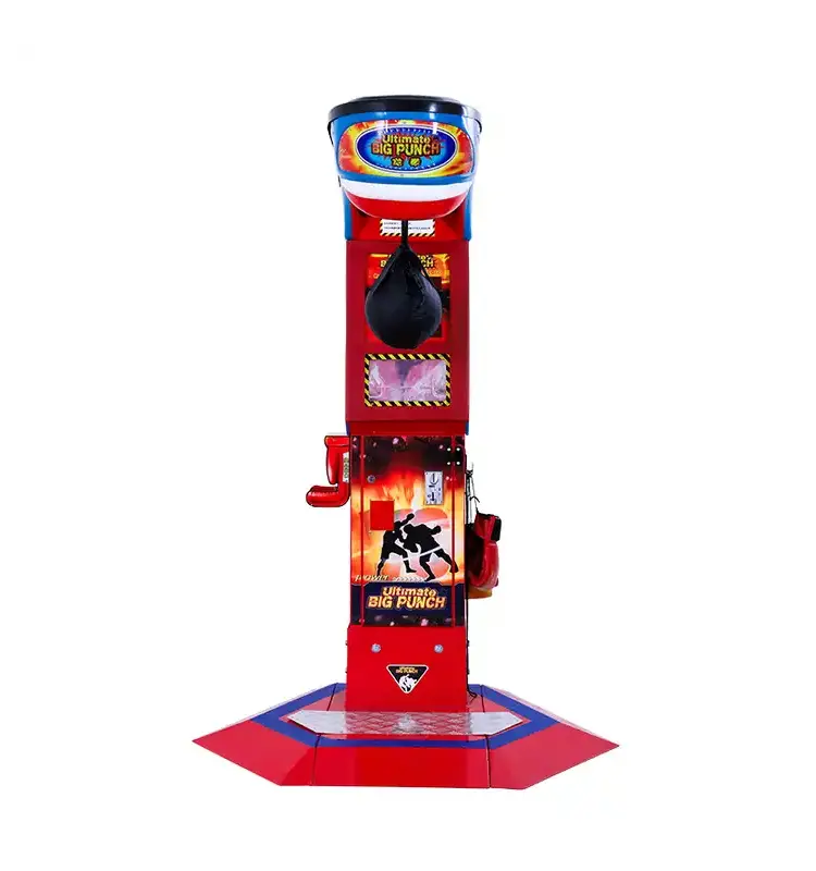 Coin Operated Arcade Card Payment Punching Bag Kick Matching Vending Training Electronic Boxing Gaming Machine with Competitive