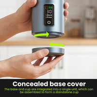 Nieuwe Aanwinst Elektrische Draagbare Sapcentrifuge Blender USB Oplaadbaar Op Batterijen 600ml Gemakkelijk Schoon te Maken Shakes Smoothies Thuis Reizen