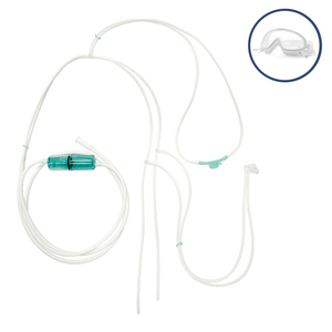 Masker Mata hidrogen 3 in 1, kanula telinga hidung H2 terapi Gas penutup mata kacamata tidak termasuk Generator hidrogen - Product Image 1