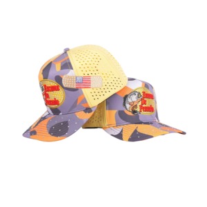 Tcap China 5 Panels <b>Camo</b> Color Fishing Hat With Shiny Rhinestones Embroidery Logo - Product Image 2