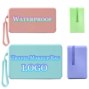 Bolsa de Cosméticos de Silicona con Diseño de Caramelos Ecológica para Mujer, con Cierre de Cremallera, Portátil, de Gran Capacidad - Product Image 1
