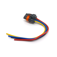 Conector Hembra para Sensor MAP Automotriz, Sensor de Presión Absoluta del Colector de Cobre, IP67 Impermeable, Enchufe de Cableado Eléctrico de 12V