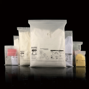 Wholesale Clear CPE PE Bioplastic Packaging Biodegradable Ziplock Retail Zip Frosted Zipper Bag