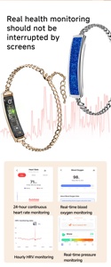 Bracelet intelligent B6 sans écran pour femmes, moniteur d'activité, fréquence cardiaque, oxygène sanguin, étanche 5ATM, bracelet de sport et de fitness - Product Image 6