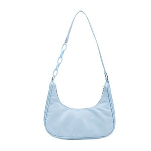 <span class=keywords><strong>2023</strong></span> bolso cruzado de nailon ligero para mujer, bolso cruzado con cremallera y forro de poliéster, elegante bolso de hombro con correa única - Product Image 4