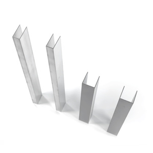 Meilleur <span class=keywords><strong>prix</strong></span> de qualité Canaux en aluminium en forme de U Profilé de canal en aluminium galvanisé de bonne qualité - Product Image 2