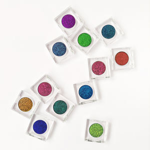 Juego de maquillaje de sombra de ojos con purpurina de maquillaje suelto en colores pastel, pigmento de sombra de ojos duochrome multicromo multiholográfico - Product Image 3