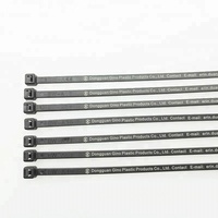 Sujetadores y accesorios de suministro industrial Juego de cables de nailon autoblocante 66 Bridas de cremallera de alambre Longitudes 200mm 250mm 300mm 400mm
