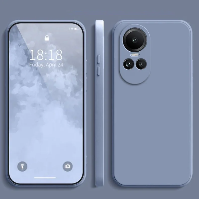 Original Luxury Classic Liquid Silicone Case for OPPO REALME 14 PRO C75 GT6 F 12 A5 A3 Mobile Phones Soft Protection Cover