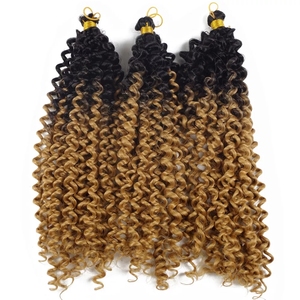 Marlybob 14 pollici onda d'acqua <span class=keywords><strong>passione</strong></span> ricci intrecciatura capelli ad alta temperatura in fibra di capelli sintetici per donne nere uncinetto capelli ricci - Product Image 2