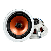 Altavoz de techo de audio pasivo de 8 pulgadas de alta calidad, sistema de sonido de cine en casa bidireccional coaxial de 25 vatios, sistema de megafonía