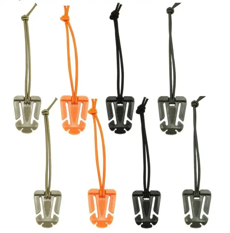eBay Supplier Free Ship Web Dominators Clip with Elastic String Bags Management Tool Backpack Strap Accessories