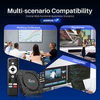 Boîtier TV Android 14 2 Go RAM 16 Go ROM X96Q RK3539 Quad-Core 64 bits AV1 4K 5G WiFi BT