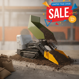 Oferta Caliente: Mini Dumper de Orugas de Carrocería Estrecha Barato con Envío Gratis, EPA CE EUR5, Vehículo Mini Resistente a la Corrosión para Trabajo Agrícola en Suelos - Product Image 3