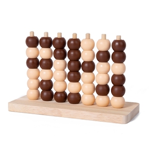 Thiết Kế Mới Bàn Trò Chơi <span class=keywords><strong>3D</strong></span> Tic Tac Toe Cờ Vua Bằng Gỗ Kết Nối Bốn Cờ Tướng Thông Minh Trò Chơi Cho Trẻ Em - Product Image 5