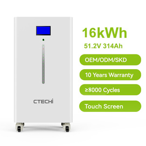 Bộ pin lưu trữ năng lượng LiFePO4 đứng sàn 48V 51.2V 280Ah 304Ah 314Ah 5kWh 10kWh 15kWh 16kWh, nguồn điện gia đình LiFePO4 - Product Image 1