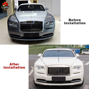 Du vieux au nouveau! Kit de carrosserie de phare de 1 à 2 générations pour <span class=keywords><strong>Rolls</strong></span>-<span class=keywords><strong>Royce</strong></span> Wraith Upgrade Front Bumper Hood Headlights Grill - Product Image 2