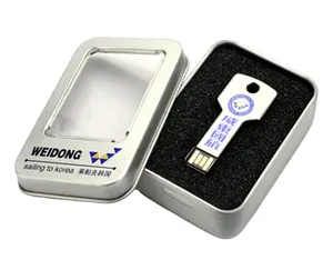 사용자 정의 선물 다채로운 금속 키 USB 플래시 드라이브 도매 키 Pendrive 2GB 4GB 8GB 16GB 32GB 64GB 메모리 스틱 USB 펜 드라이브