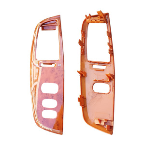 Panneau de tableau de bord Toyota Land Cruiser FJ100, grille d'aération ABS noire ambrée, garniture intérieure - Product Image 5