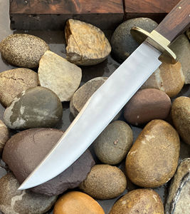 Couteau Bowie en acier Damas fait main de qualité supérieure, taille personnalisée, poignée confortable, couteau à désosser - Product Image 2