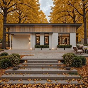 Casa di trasporto del contenitore delle ville prefabbricate di lusso ecologico di 40ft con la piccola casa modulare del bagno e della cucina - Product Image 2