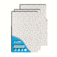 Plaque de plâtre perforée rectangulaire, panneau acoustique décoratif en gypse, matériau pour faux plafond, insonorisant, feuille 2*2