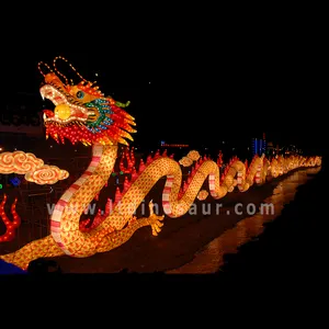 Festival Musim Semi luar ruangan Zigong sutra Festival Tahun Baru Tiongkok Dekorasi lentera sutra untuk pertunjukan