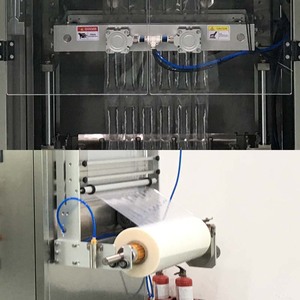 Machine d'emballage verticale entièrement automatique pour barres énergétiques, machine d'emballage multi-voies pour sachets de gelée liquide - Product Image 4
