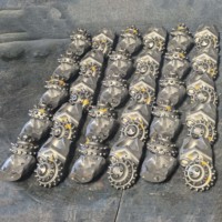 Одноконусное сверло из карбида и углеродистой стали