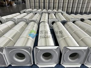 औद्योगिक संयंत्र वायु धूल फ़िल्टर अनुकूलित प्रतिस्थापन फिल्टर कारतूस पॉलिएस्टर एंटी-स्टैटिक स्क्वायर फ्लैंज कारतूस फिल्टर - Product Image 4