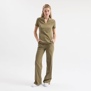 Ensemble de blouses médicales YUHONG Premium extensibles, antibactériennes, respirantes, à séchage rapide, pour hôpital, clinique, infirmières, coupe moderne - Product Image 2
