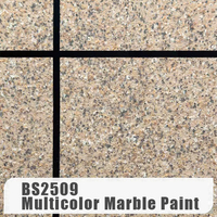 Peinture acrylique liquide effet pierre, revêtement granitique à base d'eau pour murs écologiques, application par pulvérisation