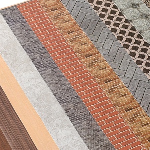 สติกเกอร์กระเบื้อง<span class=keywords><strong>ปู</strong></span>พื้นและผนังขนาดเล็กที่สมจริงพร้อมลายไม้สำหรับฉากแบบจำลองแผนผังพื้นที่ - Product Image 1