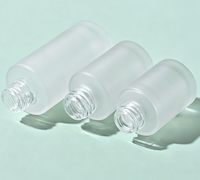 Flacon pompe 10ml-30ml pour crème BB et essence, flacon transparent pour fond de teint, flacon de lotion 15ml