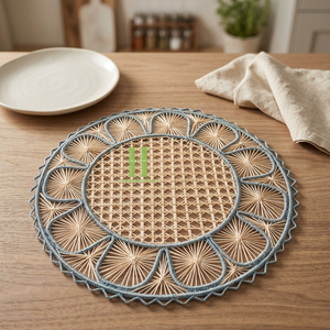 Meilleures ventes : Sets de table en corde de papier, tailles personnalisables, variété de couleurs, pour la décoration de table de Noël, en provenance du Vietnam, vente en gros. - Product Image 1