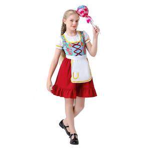 Vêtements ethniques MS, costume de bière allemande pour l'Oktoberfest, robe pour enfants, robe de fille, robe de fête d'anniversaire - Product Image 5