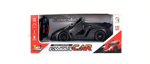 Famoso Auto a Control Remoto, Vehículo RC Escala 1:12, Eléctrico, Listo para Usar en Interiores y Exteriores, para Edades de 8 a 13 Años, de Plástico, con Control Remoto - Product Image 1