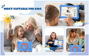 8 inch máy tính bảng PC Octa Core RAM 2GB Rom 32GB 1024*600 HD 0.3 + 2MP giáo dục trẻ em máy tính bảng với khe cắm thẻ Sim không thể phá vỡ - Product Image 4