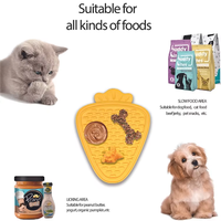 Tapis à lécher antidérapant en silicone pour chien, nettoyage facile au moment des repas, assiettes à nourriture pour animaux, ventouses, vente en gros