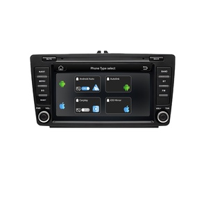Autoradio Android Auto Carplay pour Skoda Octavia Mk2 A5 2004-2013, système multimédia Bluetooth, lecteur vidéo GPS - Product Image 1