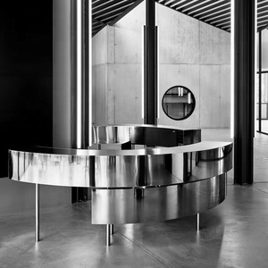 Recepción artística Diamond Wave Acero inoxidable - Product Image 1