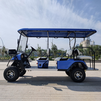 Carrito de Golf Eléctrico HUANLI Único de 4 Asientos con Batería de Litio de 60V, Motor de 5kW, Controlador de CA, Cargador Inteligente, Certificado CE
