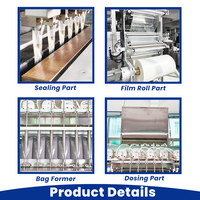 Machine d'emballage stick pack multivoie automatique pour miel et gel, liquide visqueux avec pompe et agitateur