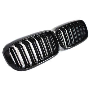 Matte Black Grille for F15 F16 Front Bumper for F15 F16 14-IN 2 Slat Grille for F15 F16 14-IN - Product Image 1