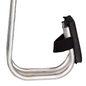 Siège de jardin portable et léger en acier inoxydable <span class=keywords><strong>avec</strong></span> coussin et repose-jambes - Product Image 3