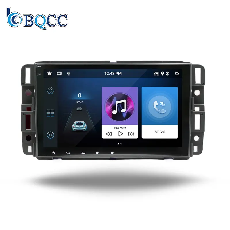 BQCC Android 13 2 Din IPSカーラジオマルチメディアプレーヤー (GMC用) ユーコンシボレーシェビータホ郊外シエラアカディアマルチメディア4G