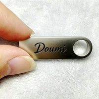 Flashdisk USB Mini Logam Custom Logo 2.0 3.0 Grosir 1GB 2GB 4GB 8GB 16GB 32GB 64GB 128GB Memory Stick Pendrive